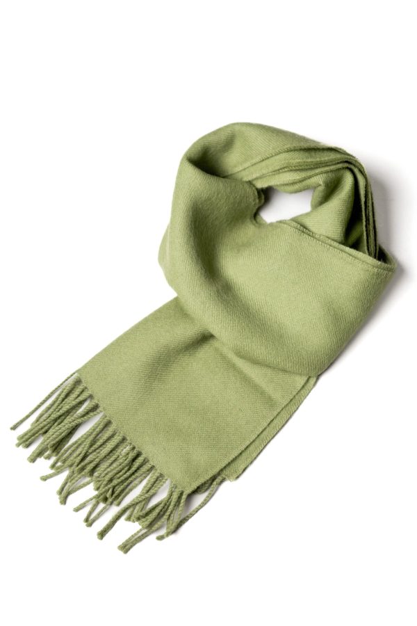 Baby Alpaca Scarf: Sage Green - A Luxurious Sage Green Scarf.